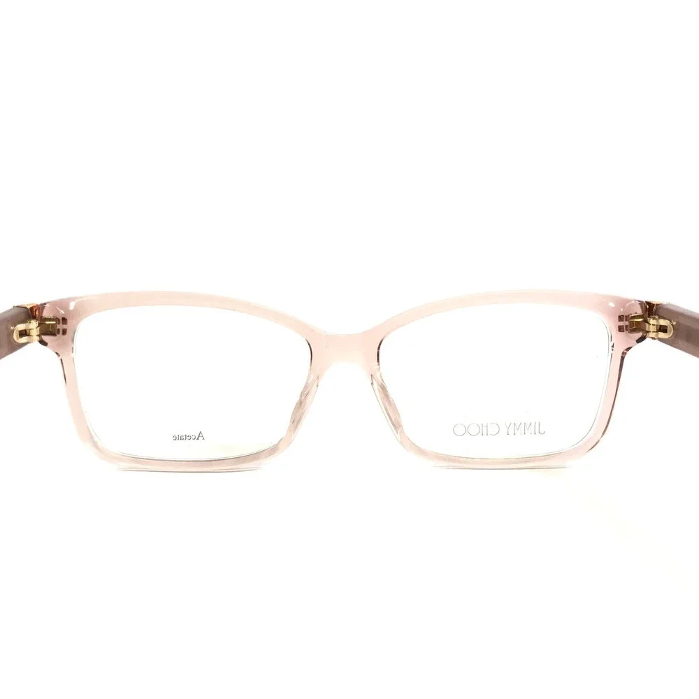 Jimmy Choo Eyeglasses Frames JC225 FWM Transparent Nude Clear Pink 54-15-145